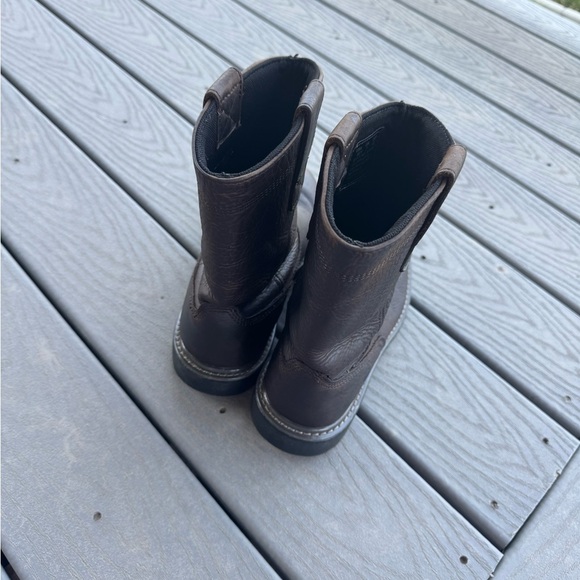 Men’s Wolverine brown Leather Boots - Picture 4 of 7